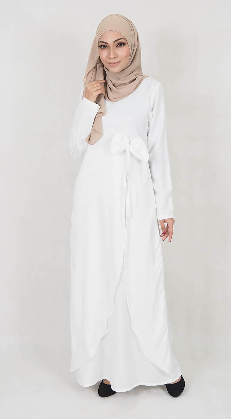 SW5016 Jubah (Plus Size) White