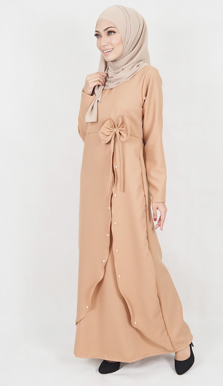 SW5017 Jubah (Plus Size) Dark Brown