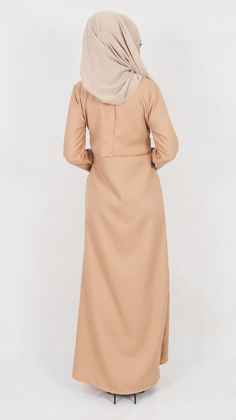 SW5017 Jubah (Plus Size) Dark Brown