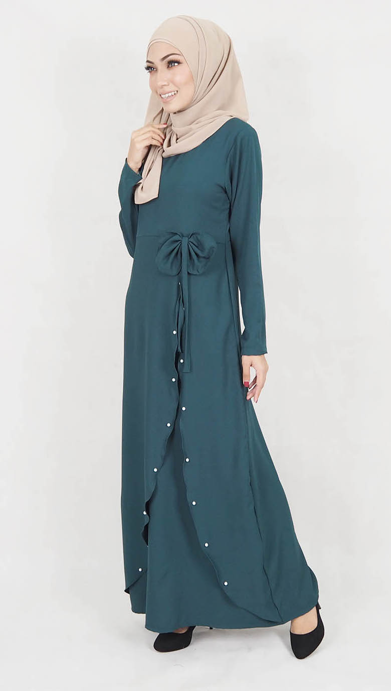 SW5017 Jubah (Plus Size) Emerald Green