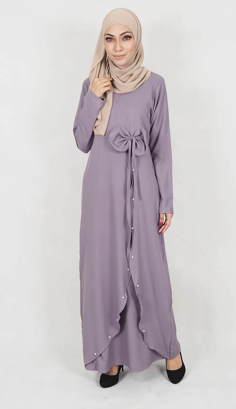 SW5017 Jubah (Plus Size) Grey