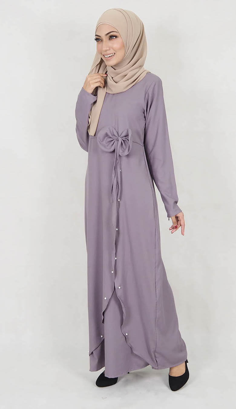 SW5017 Jubah (Plus Size) Grey