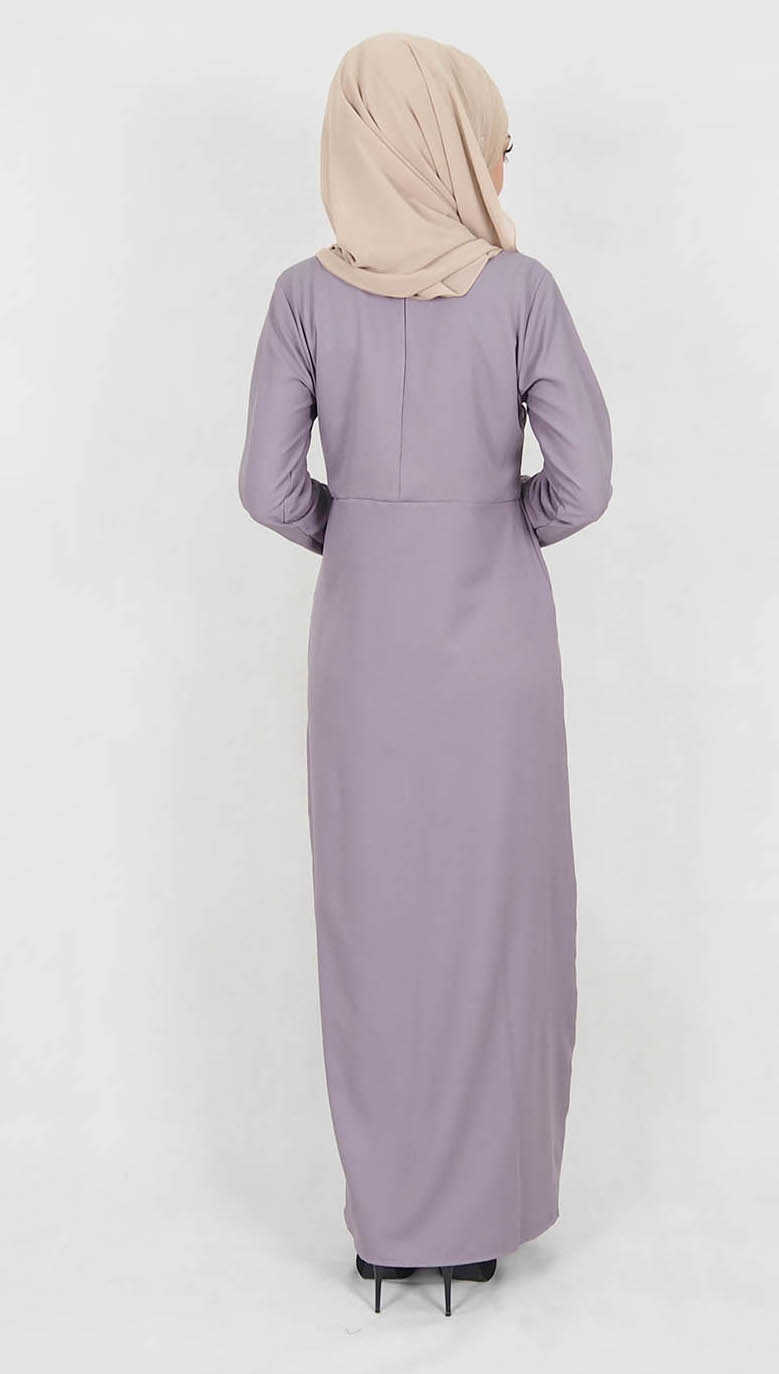 SW5017 Jubah (Plus Size) Grey