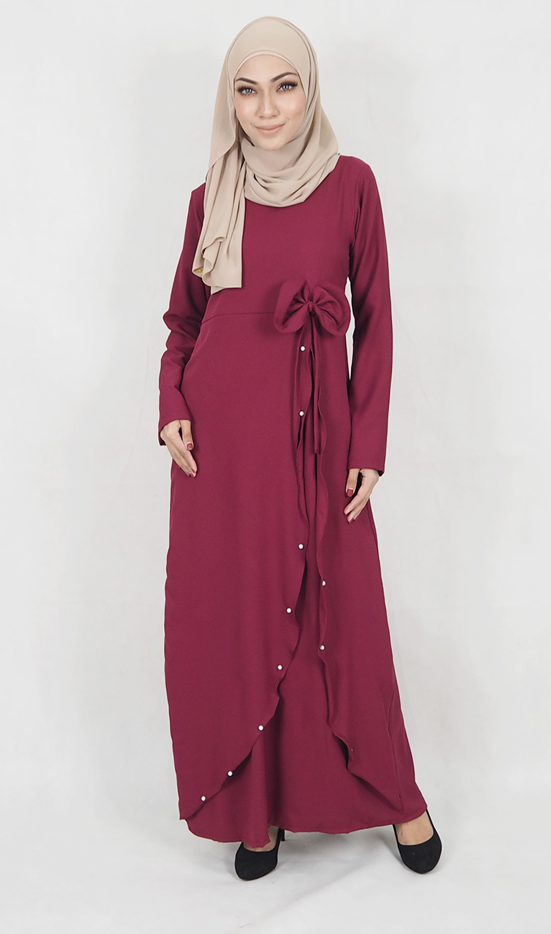 SW5017 Jubah (Plus Size) Maroon