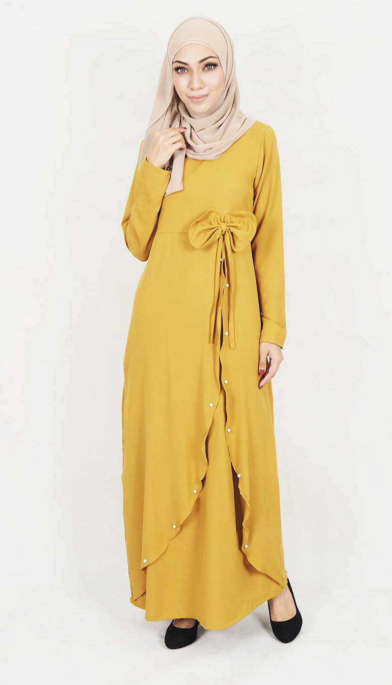SW5017 Jubah (Plus Size) Mustard