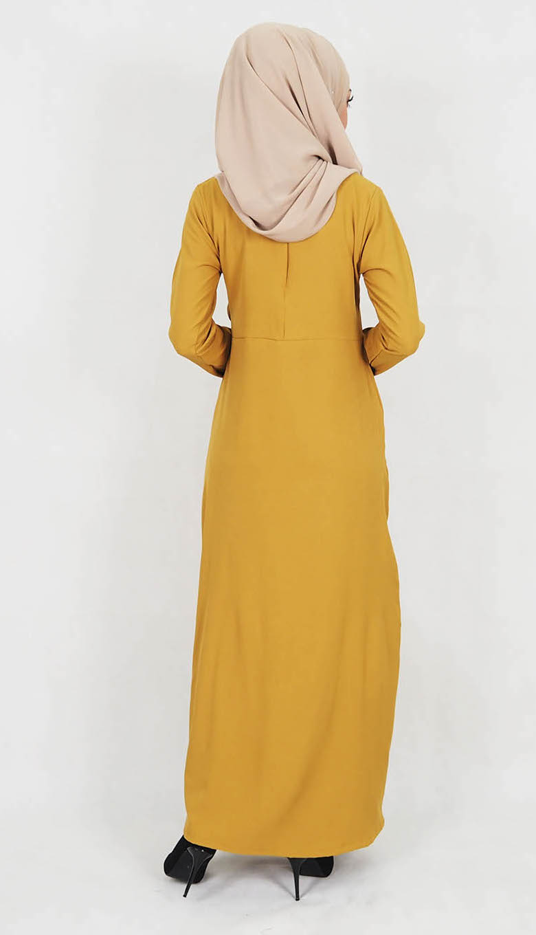 SW5017 Jubah (Plus Size) Mustard