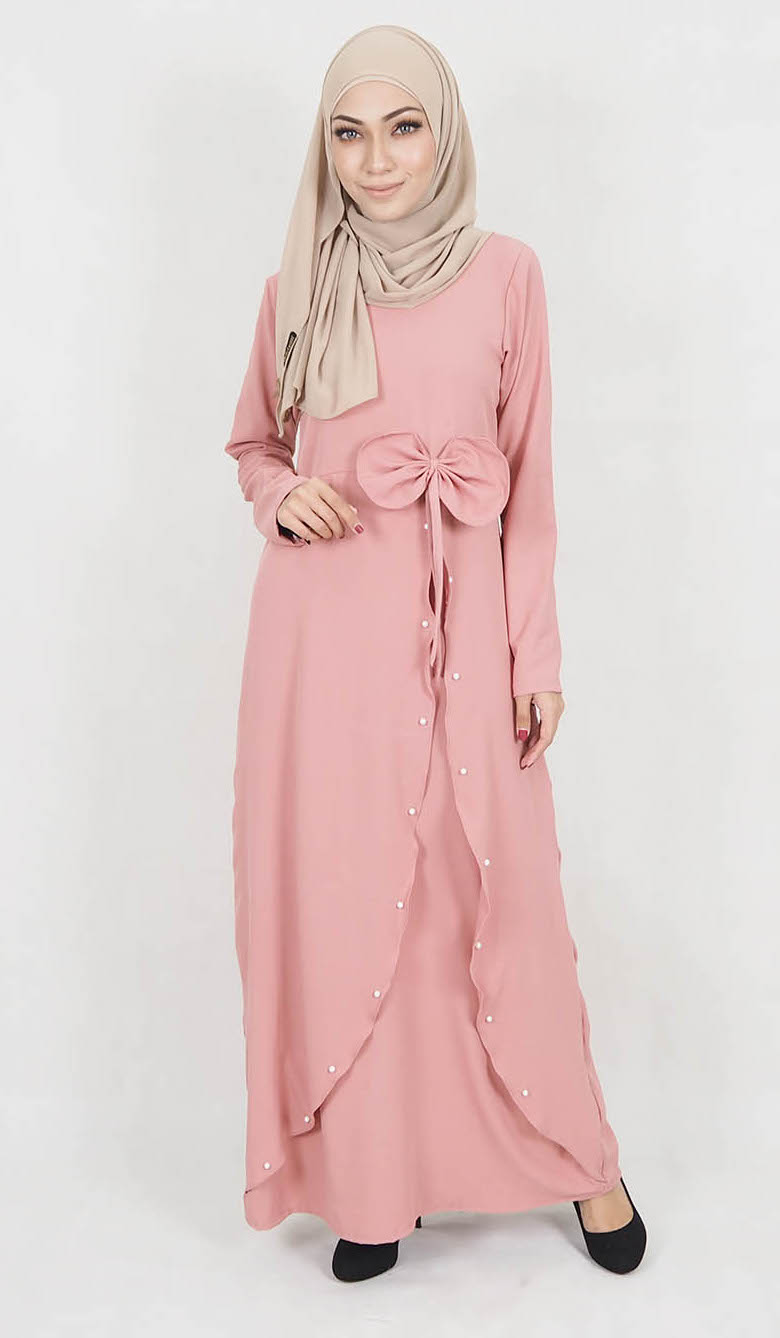 SW5017 Jubah (Plus Size) Pink