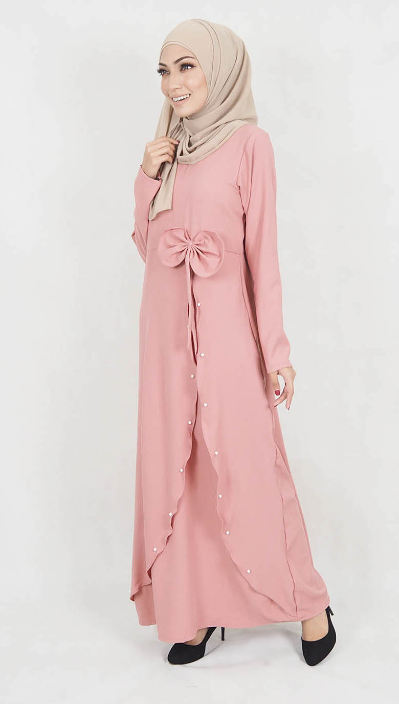 SW5017 Jubah (Plus Size) Pink