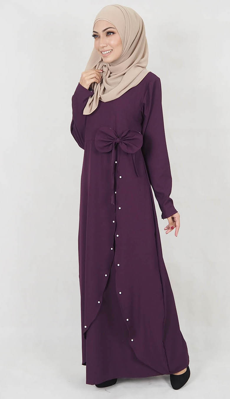SW5017 Jubah (Plus Size) Purple