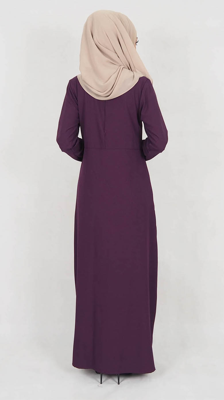SW5017 Jubah (Plus Size) Purple