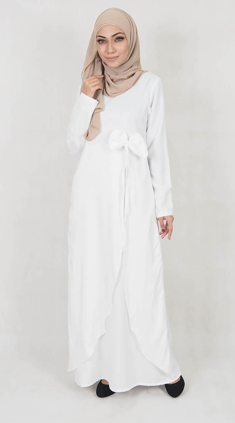 SW5017 Jubah (Plus Size) White