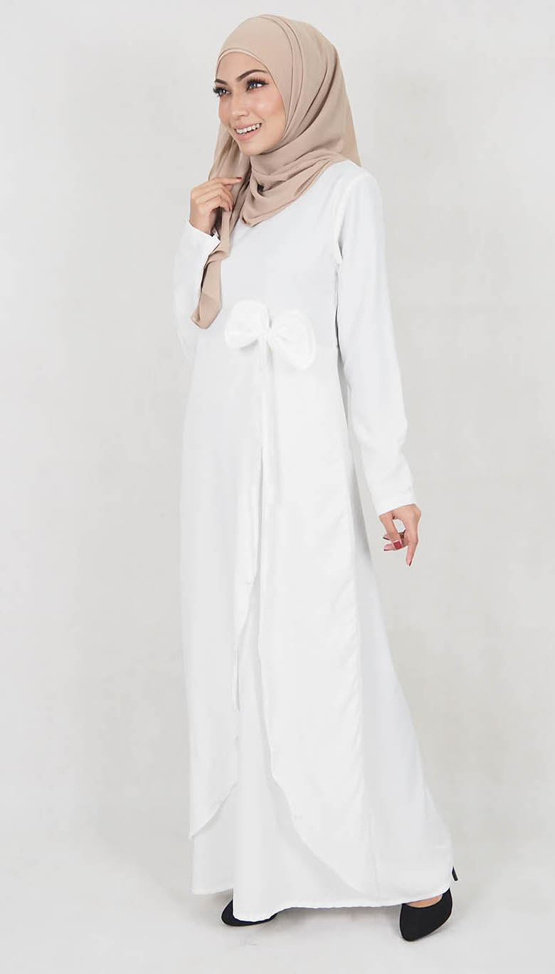 SW5017 Jubah (Plus Size) White