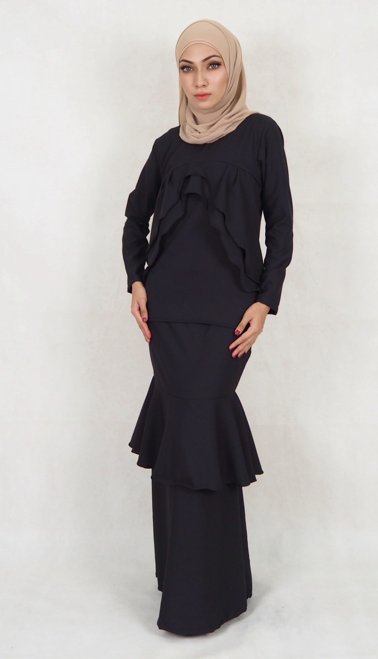 SW5018 Baju Kurung Black