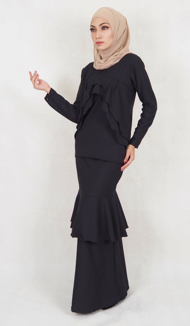 SW5018 Baju Kurung Black
