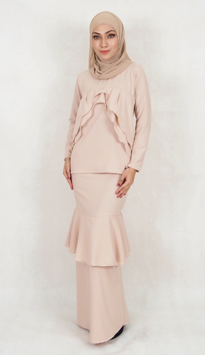 SW5018 Baju Kurung Cream