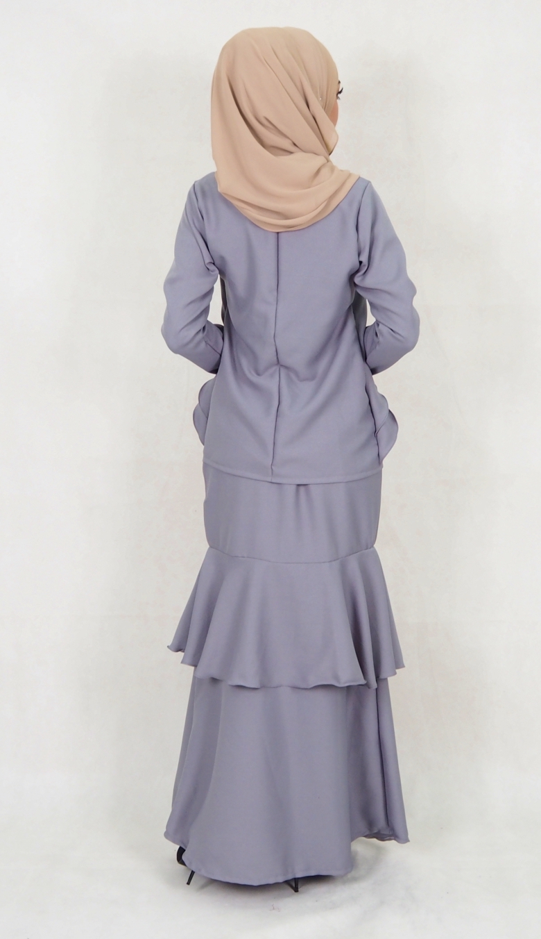 SW5018 Baju Kurung Grey
