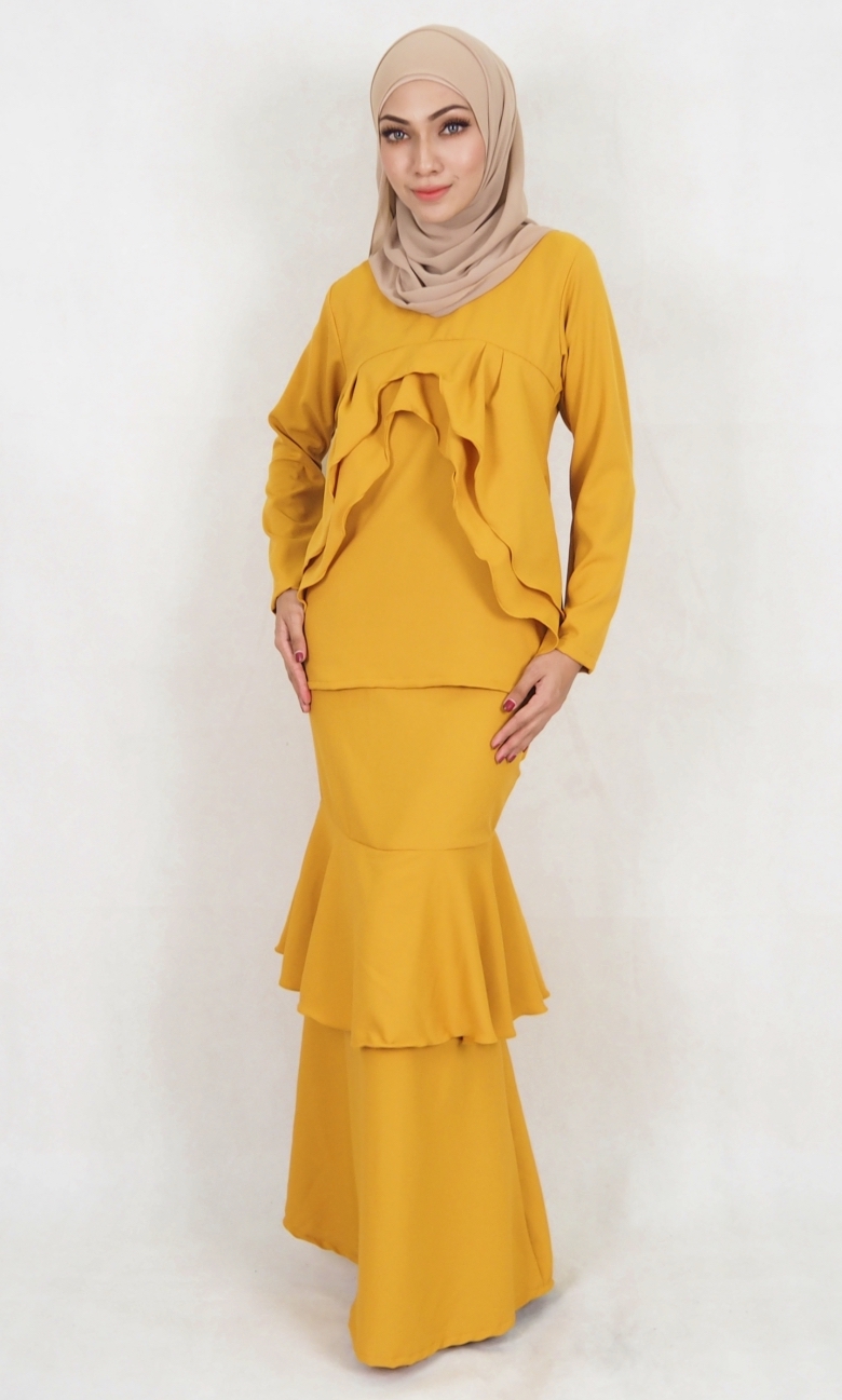 SW5018 Baju Kurung Mustard