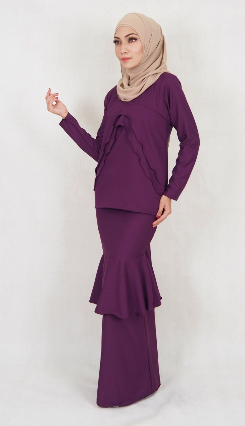 SW5018 Baju Kurung Purple