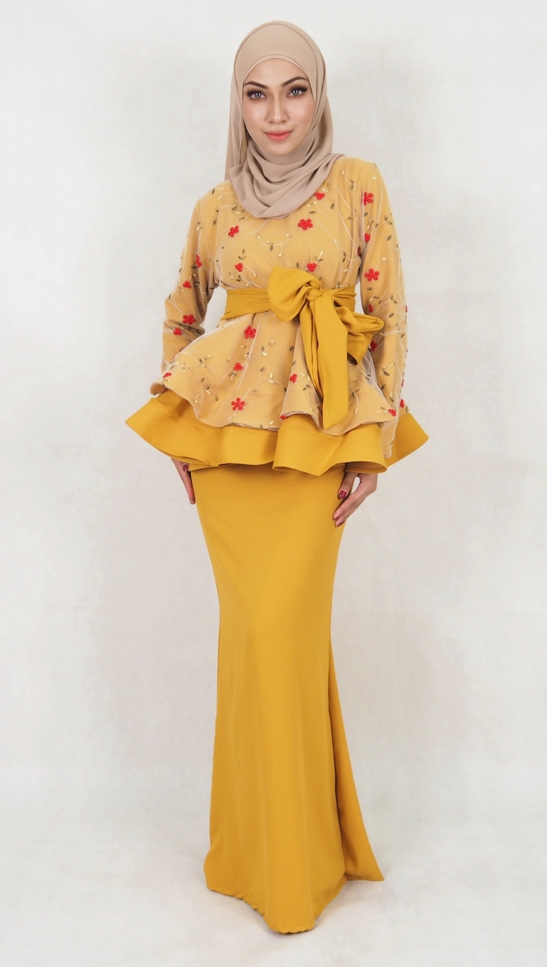 SW5019 Baju Kurung Mustard