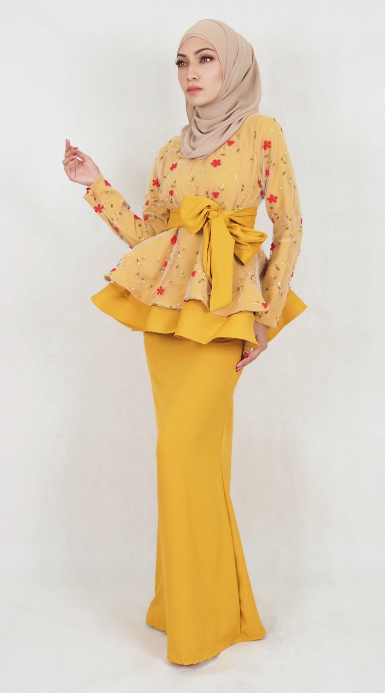 SW5019 Baju Kurung Mustard