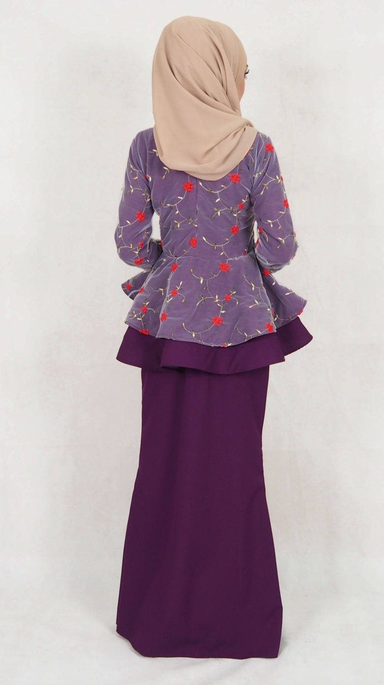 SW5019 Baju Kurung Purple