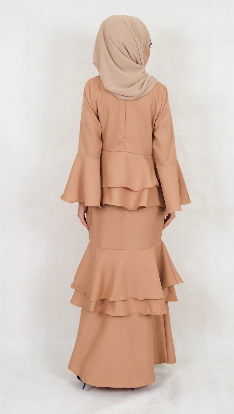 SW5020 Fashion Baju Kurung Dark Brown