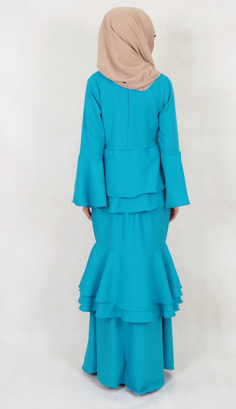 SW5020 Fashion Baju Kurung Dark Green