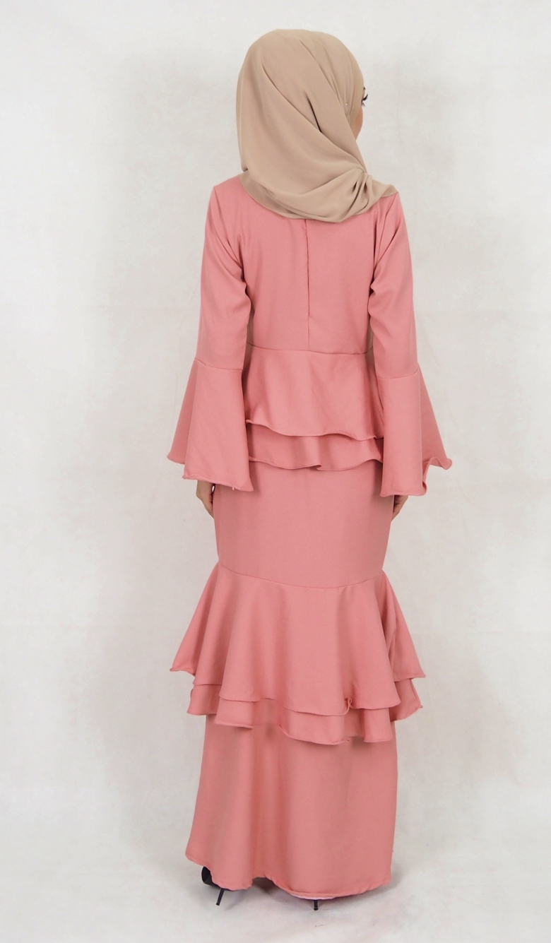 SW5020 Fashion Baju Kurung Dusty Pink