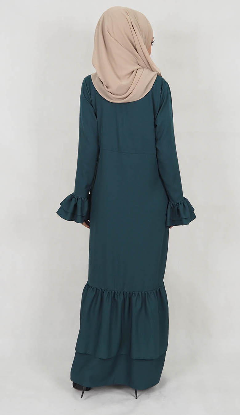 SW5021 Stylish Jubah Emerald Green