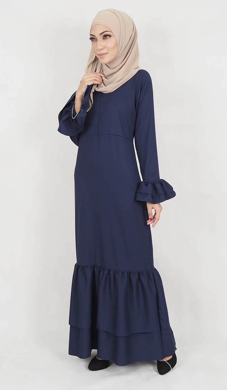 SW5021 Stylish Jubah Navy