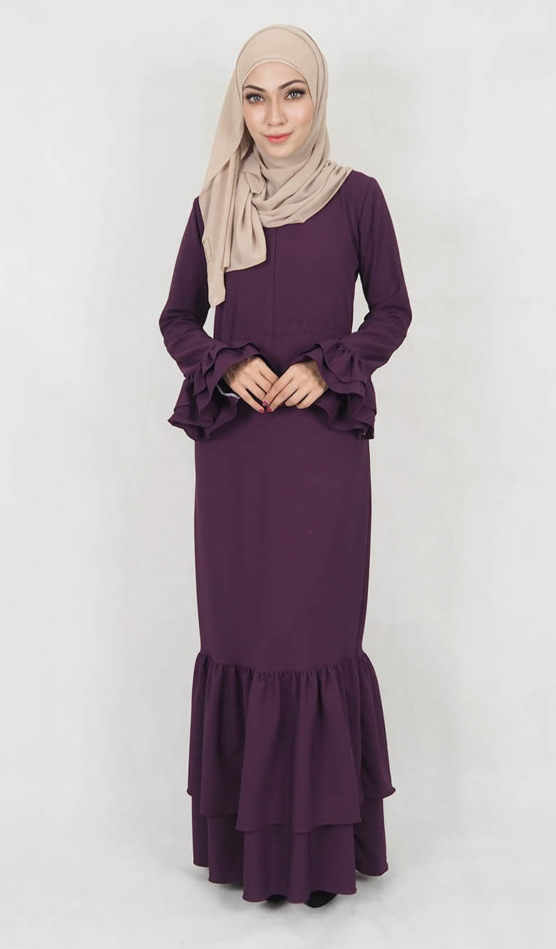 SW5021 Stylish Jubah Purple
