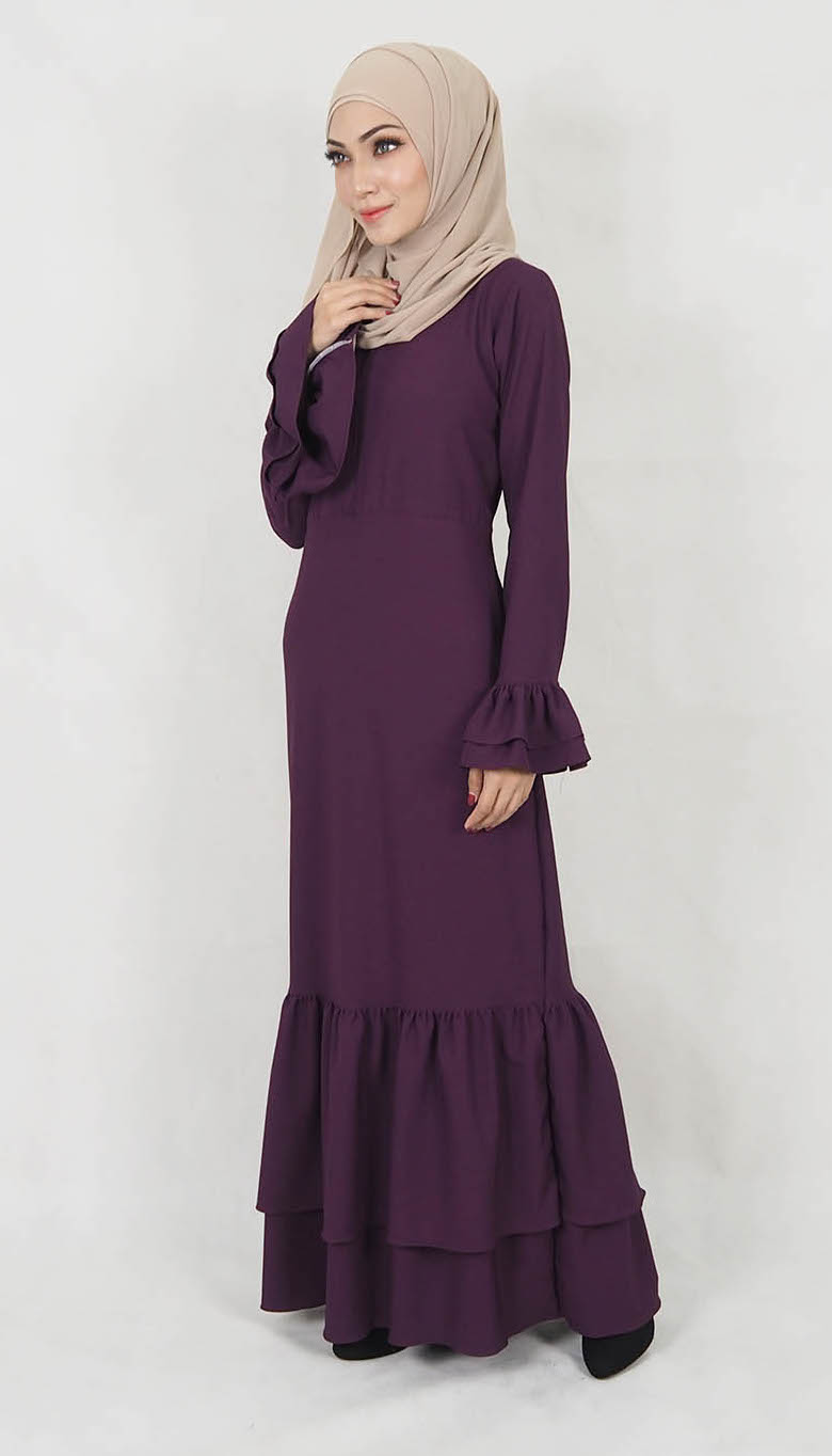 SW5021 Stylish Jubah Purple