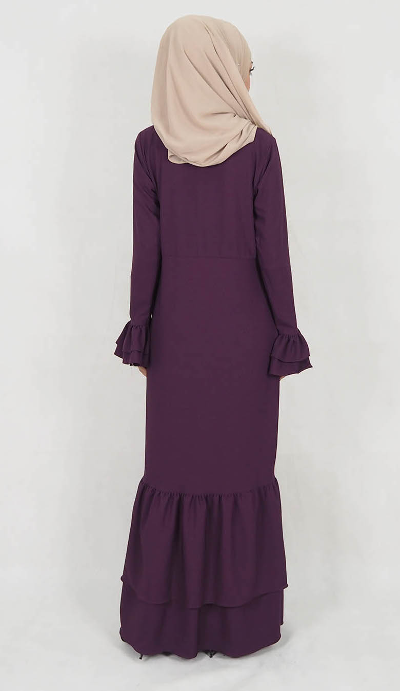 SW5021 Stylish Jubah Purple
