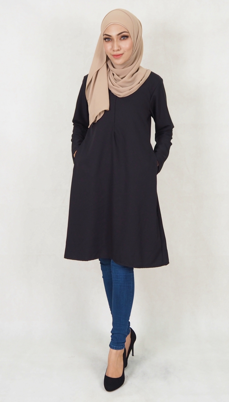 SW5023 Fashion Blouse Black