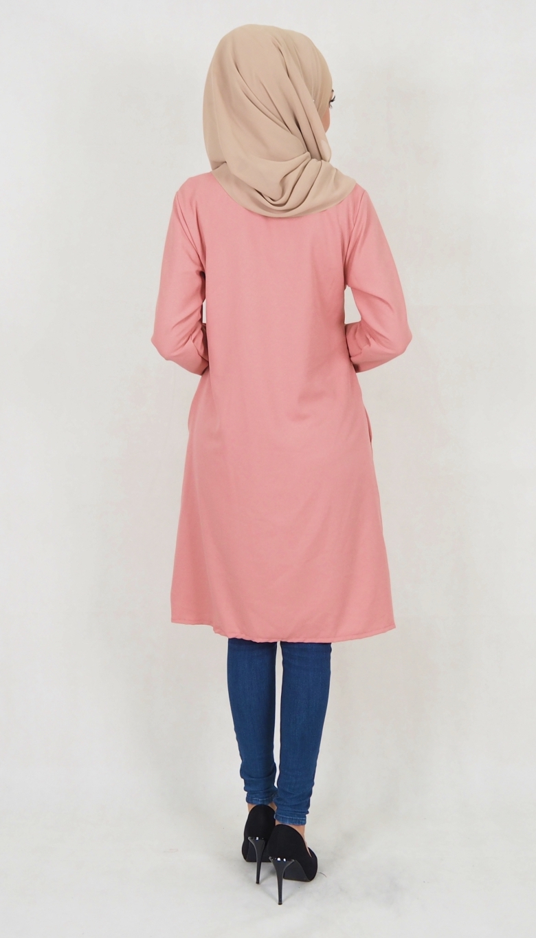 SW5023 Fashion Blouse Dusty Pink