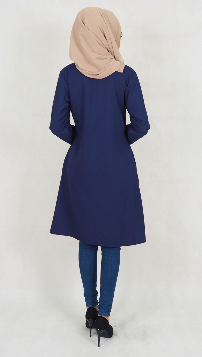 SW5023 Fashion Blouse Navy