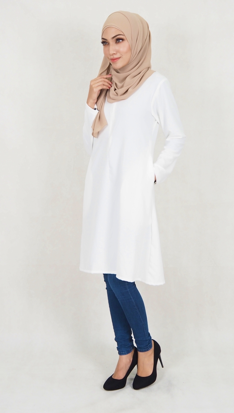 SW5023 Fashion Blouse White