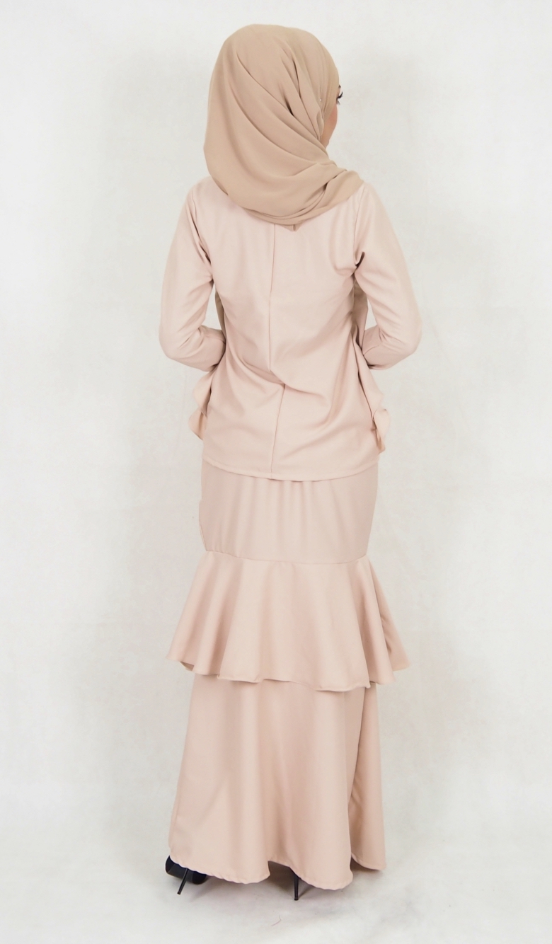 SW5027 Baju Kurung (Plus Size) Cream