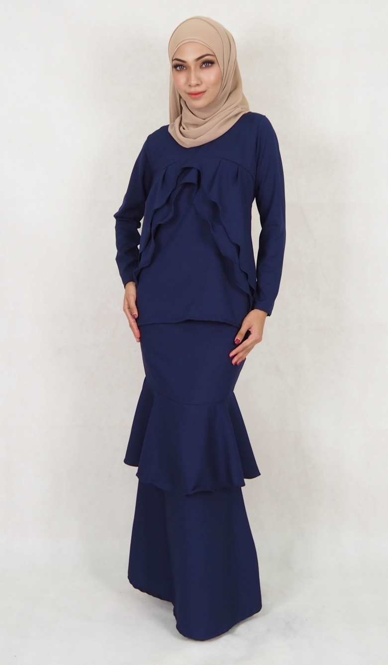 SW5027 Baju Kurung (Plus Size) Navy