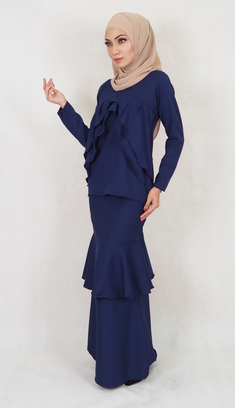 SW5027 Baju Kurung (Plus Size) Navy