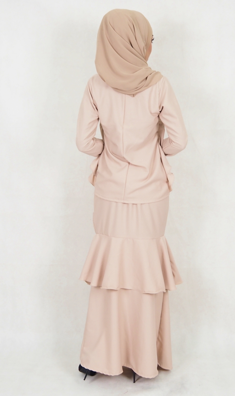 SW5028 Baju Kurung (Plus Size) Cream