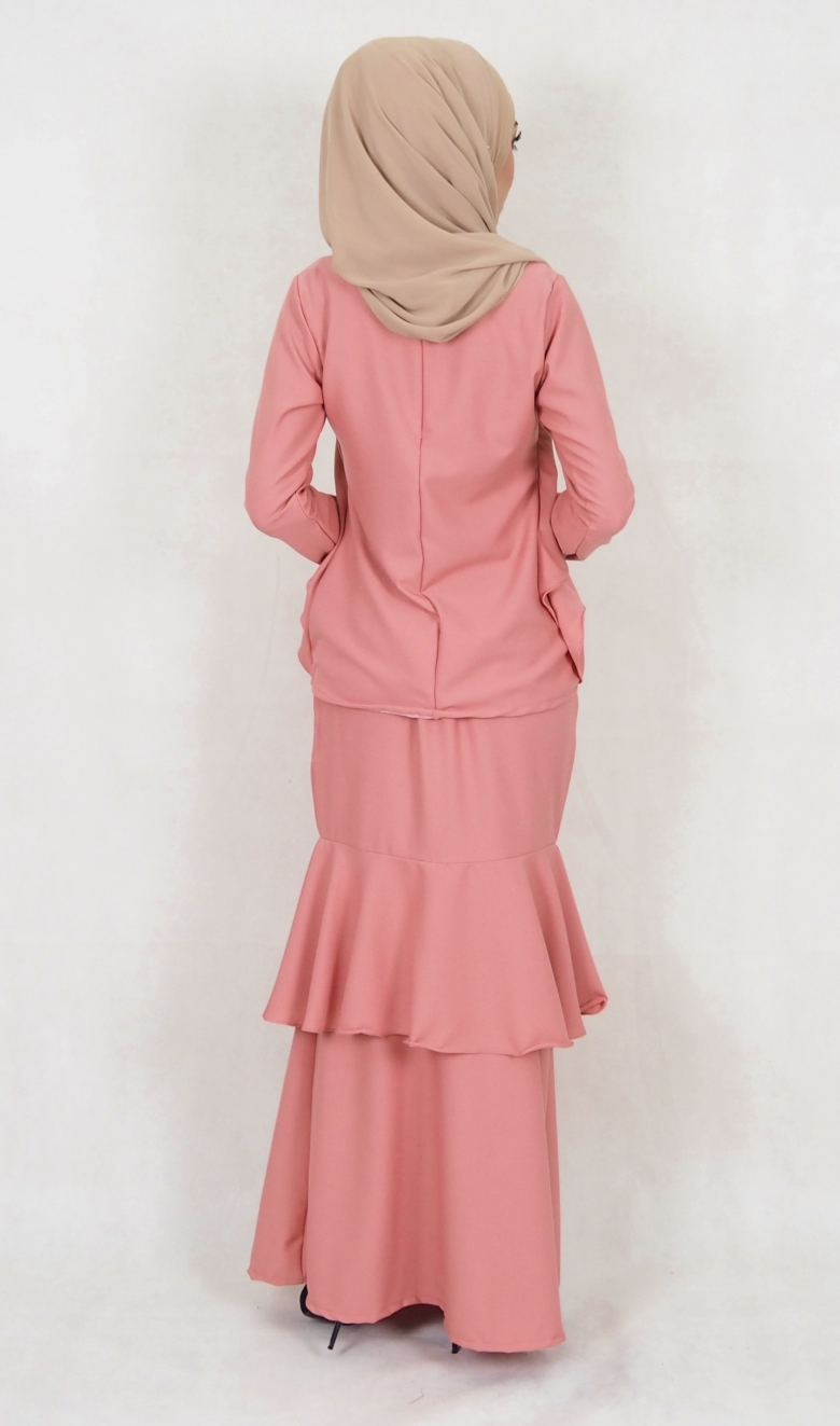 SW5028 Baju Kurung (Plus Size) Dusty Pink
