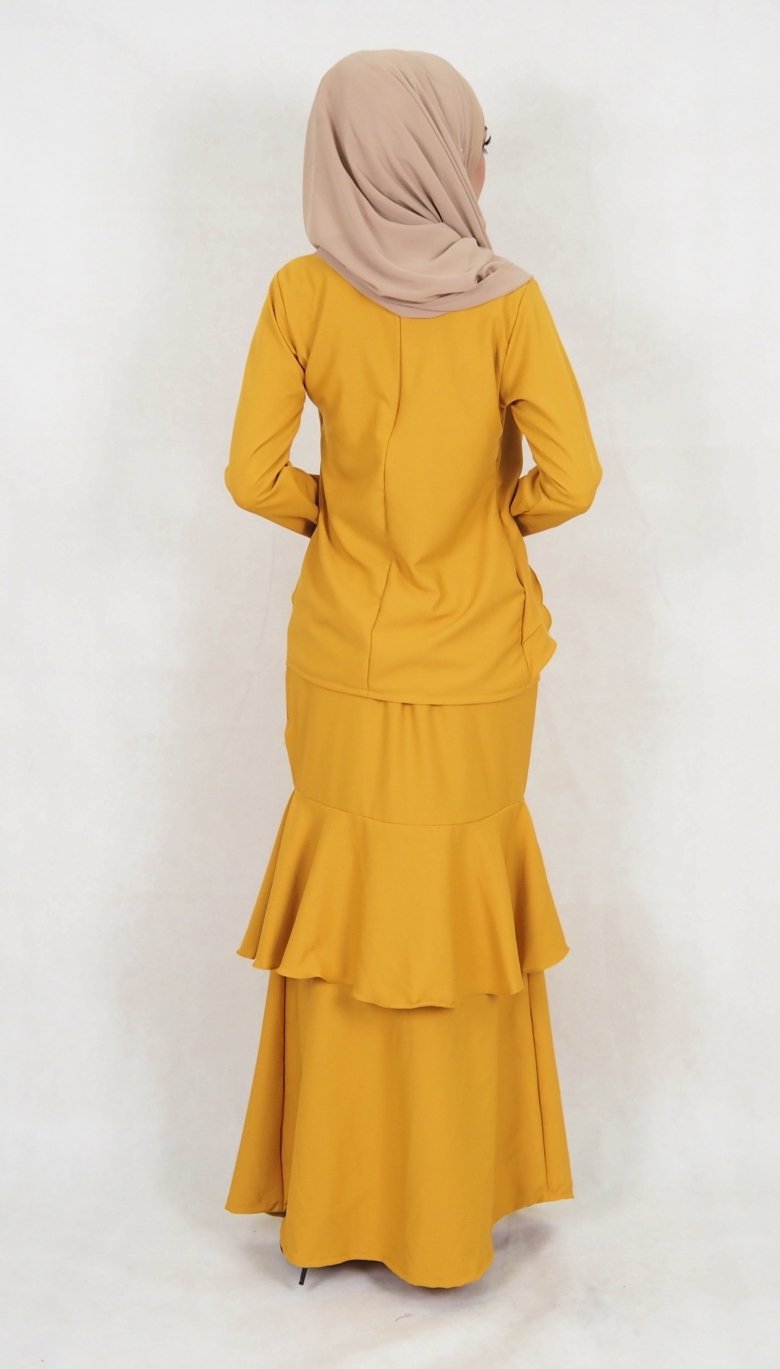 SW5028 Baju Kurung (Plus Size) Mustard
