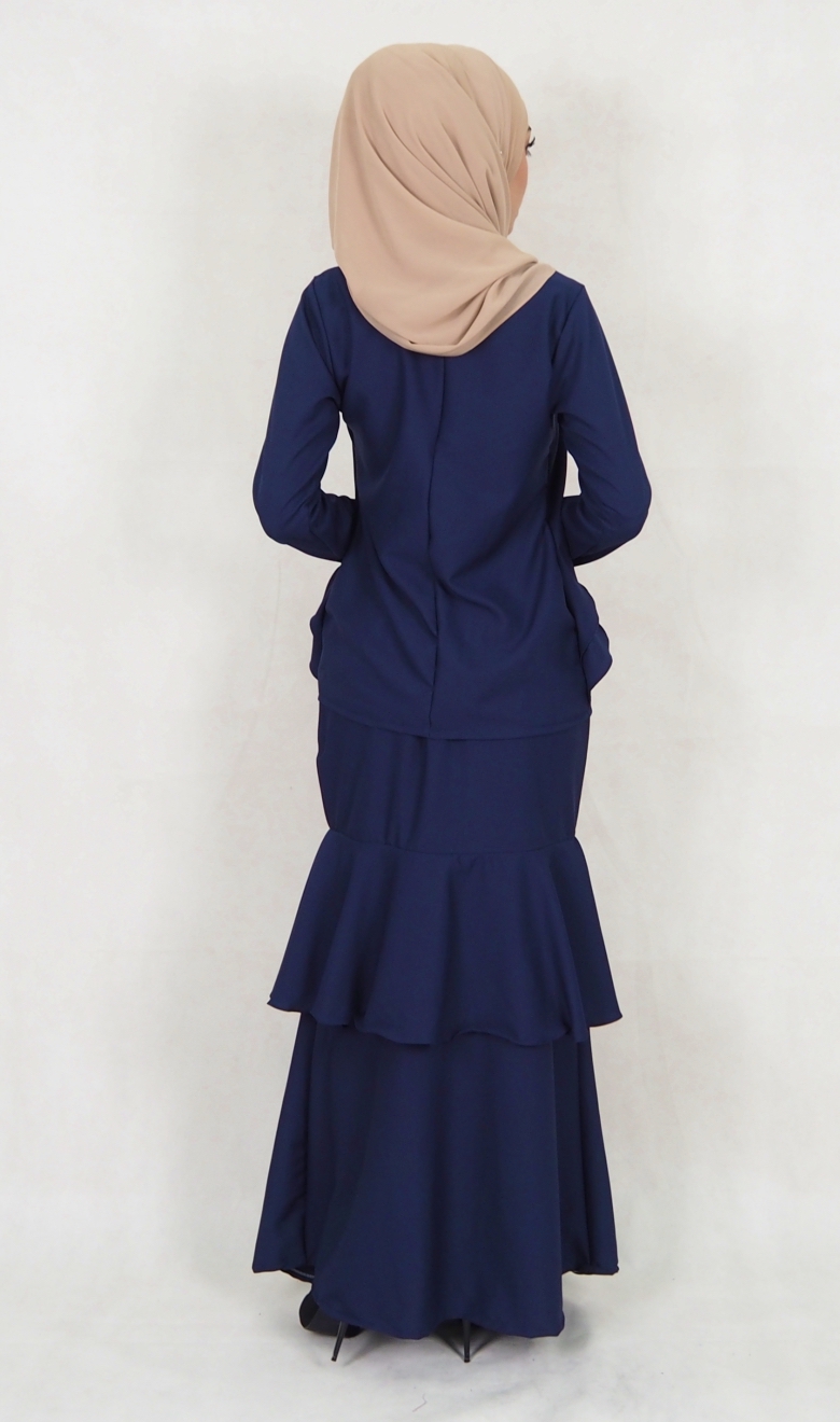 SW5028 Baju Kurung (Plus Size) Navy