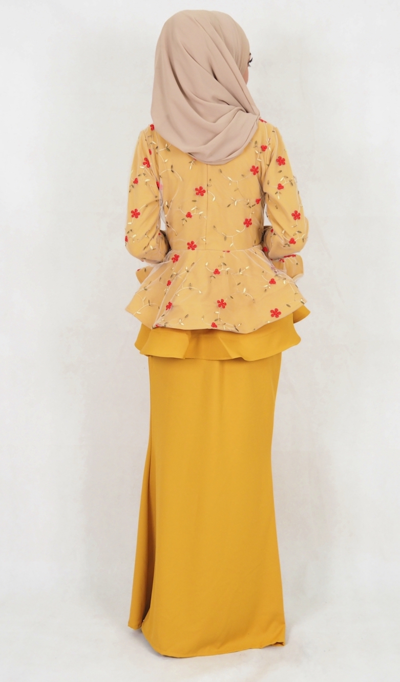 SW5029 Baju Kurung (Plus Size) Mustard