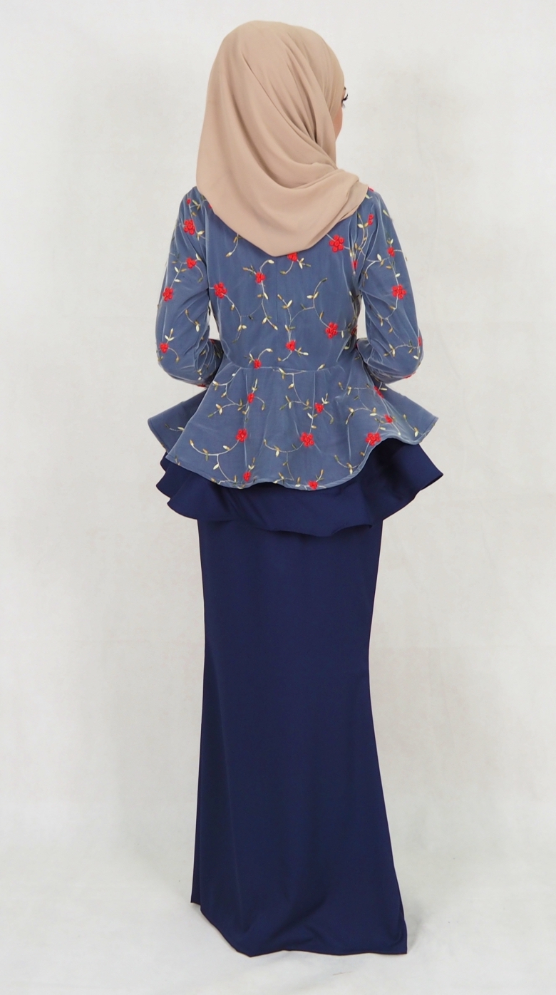 SW5029 Baju Kurung (Plus Size) Navy