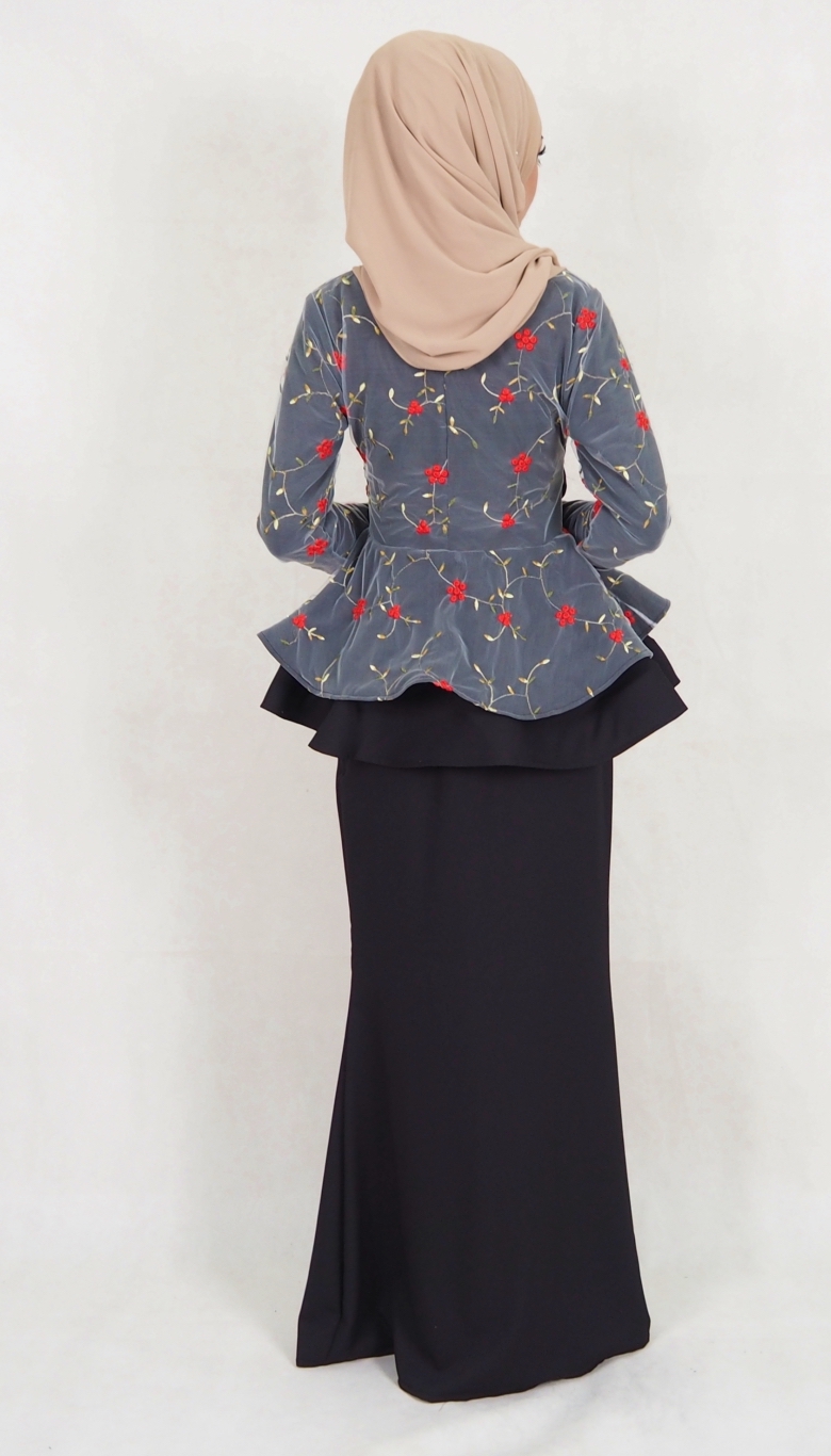 SW5030 Baju Kurung (Plus Size) Black