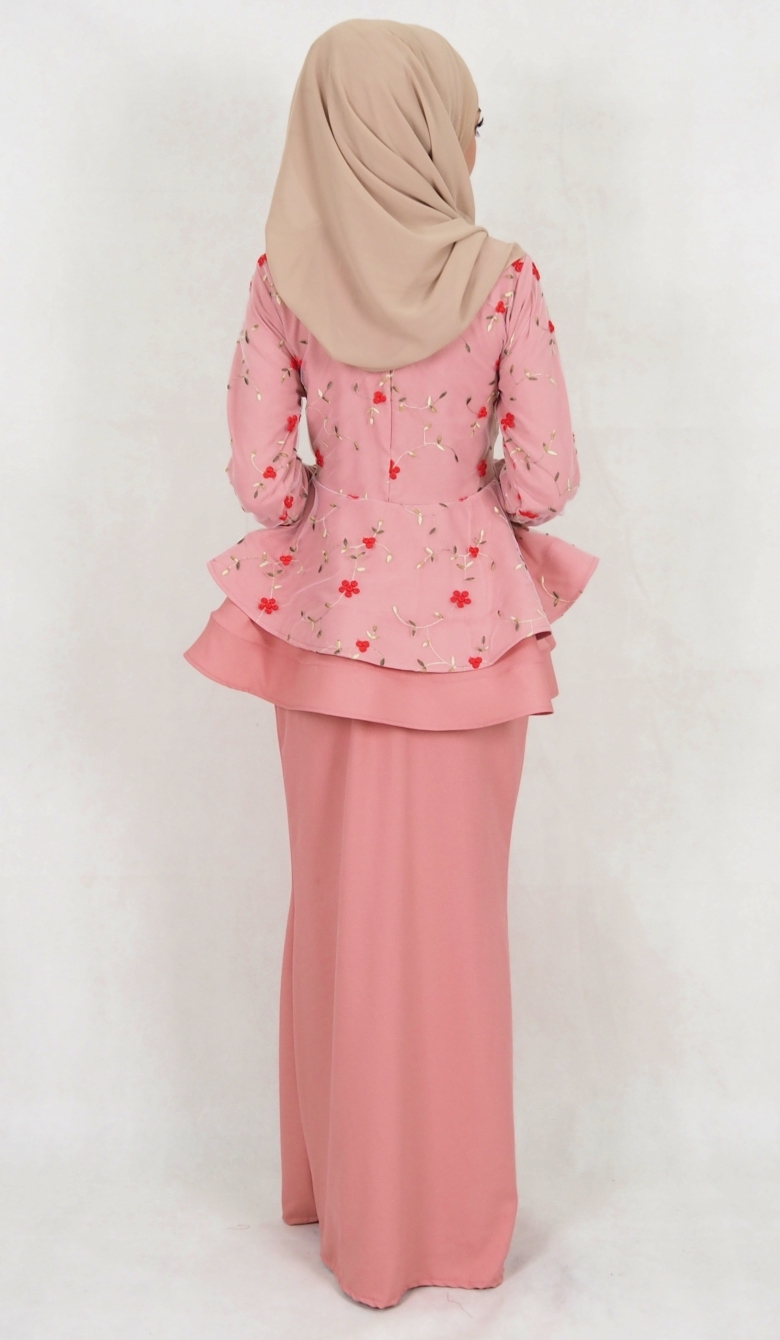 SW5030 Baju Kurung (Plus Size) Dusty Pink