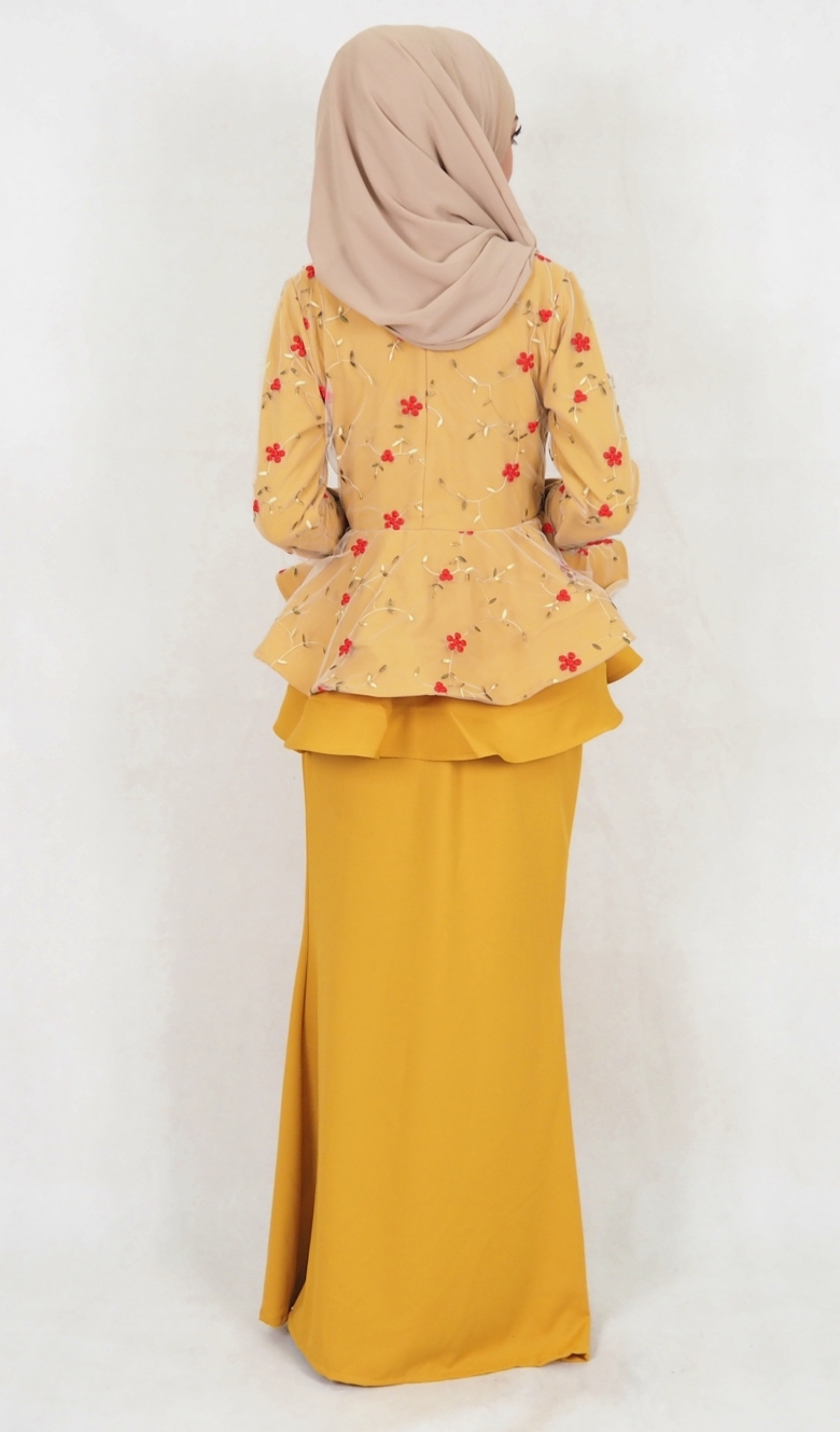 SW5030 Baju Kurung (Plus Size) Mustard