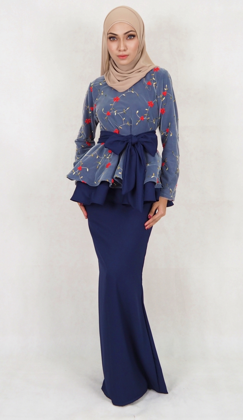 SW5030 Baju Kurung (Plus Size) Navy